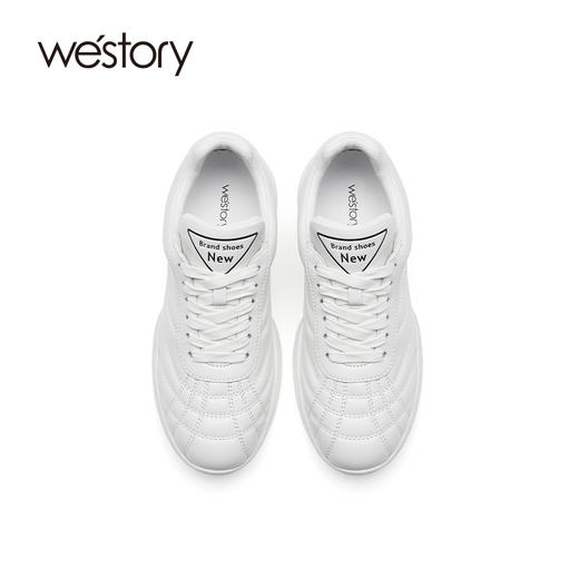 westory2021秋季新品厚底老爹鞋真皮时尚休闲运动鞋S21CM71261 商品图4