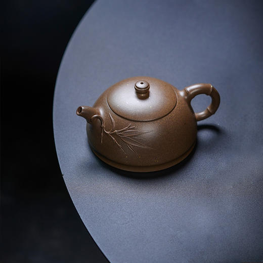 龙德堂陶艺 吴水勤制 《青竹》原矿青段  200cc 库存请咨询客服 商品图2