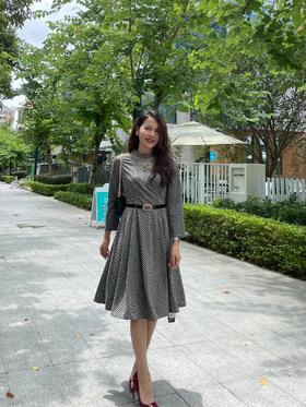 【伯妮斯茵】3S4635--瑙色连衣裙