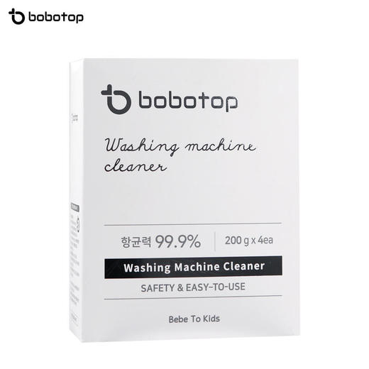 韩国进口bobotop洗衣机清洗剂200g*4 商品图1