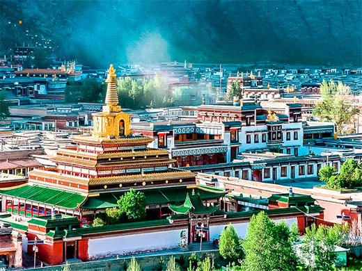 五一7日【甘南九寨】梦中的香巴拉の兰州-拉卜楞寺-扎尕那-郎木寺-九寨沟-黄龙-西安【陆地头等舱豪华大巴】 商品图2