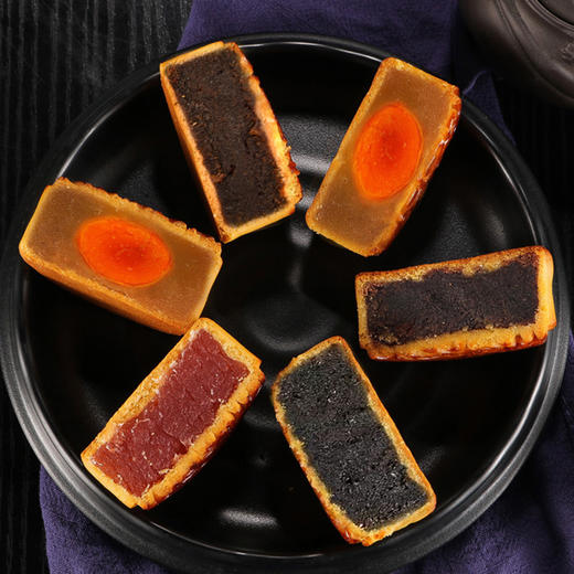 【中秋团圆礼】经典广式月饼·月满中秋清新礼6饼4味/480g月饼礼盒 商品图2