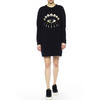 KENZO 高田贤三 女士棉质刺绣眼睛图案圆领长袖连衣裙 黑色 F852 RO837 4XI 99 商品缩略图3