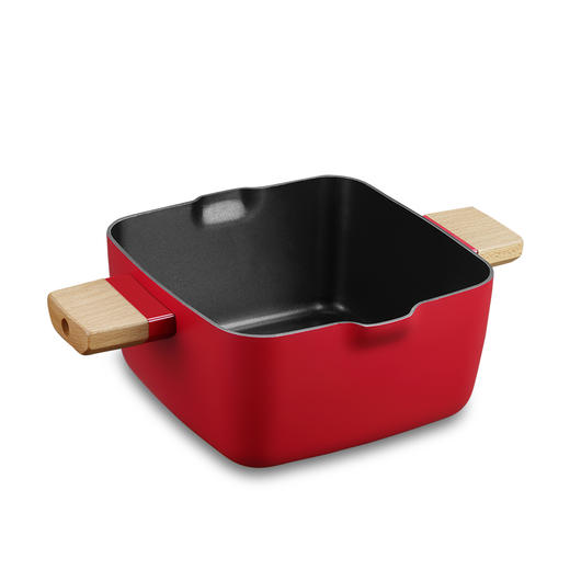 【三禾锅具】三禾Beautyouth小清新不粘锅汤锅双耳炖锅电磁炉通用顿汤煲汤火锅家用燃气方锅炖锅20cm 商品图2