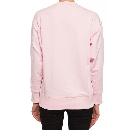 KENZO 高田贤三 女士棉质眼睛刺绣字母徽标圆领长袖卫衣 粉色 F952 SW792 4X4 32 商品图2