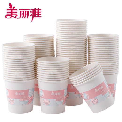 美丽雅特惠装100只装一次性纸杯 商品图6