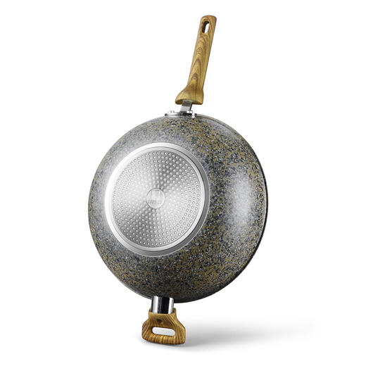 【三禾锅具】三禾 麦饭石花岗岩不粘锅炒锅家用多功能炒菜锅电磁炉燃气灶通用锅具LC32G3 商品图5