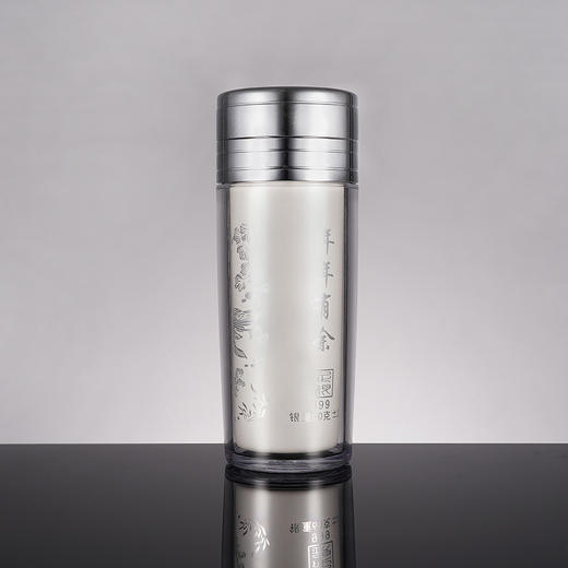 子佩集S999银亮盖杯摆件【BY0114】纯银内胆泡茶杯2108 商品图4