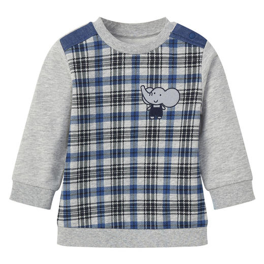 丽婴房-童衣类（秋）E1上衣\背心式上衣中灰 商品图0