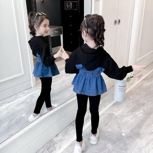 BC-新款儿童韩版牛仔两件套时髦网红春秋季童装洋气 商品图5