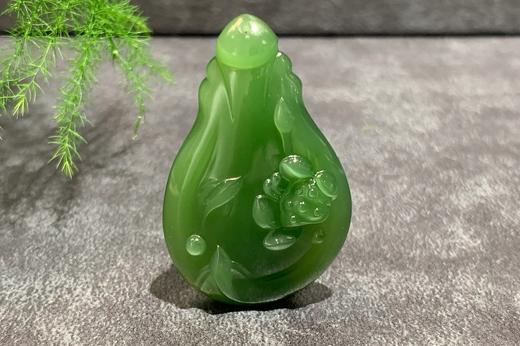 【御珠宫坊】碧玉花鱼挂件 商品图3