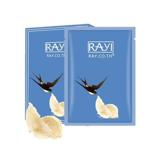 LUER新品上市泰国RAYI燕窝蚕丝面膜补水保湿男女  35g*10片 商品图4