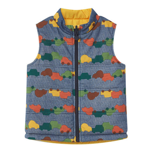 丽婴房-童衣类（秋）E1背心橘黄 商品图0