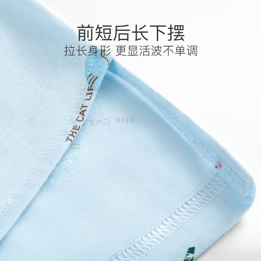 【断码特价】爱帝女式卡通印花短袖睡裙 商品图4