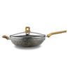 【三禾锅具】三禾 麦饭石花岗岩不粘锅炒锅家用多功能炒菜锅电磁炉燃气灶通用锅具LC32G3 商品缩略图2