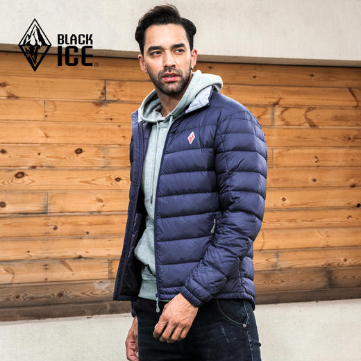 黑冰F8101男款鹅绒连帽羽绒服  户外休闲保暖羽绒服 商品图4