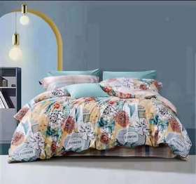 富安娜床单四件\加州橘光