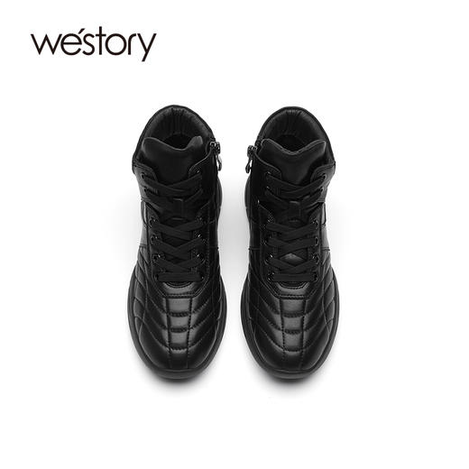 westory2021秋季新品ins风潮流老爹鞋厚底高帮运动鞋S21CM71271 商品图4