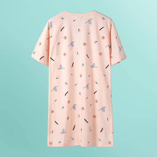 【断码特价】爱帝女式卡通印花短袖睡裙 商品图5