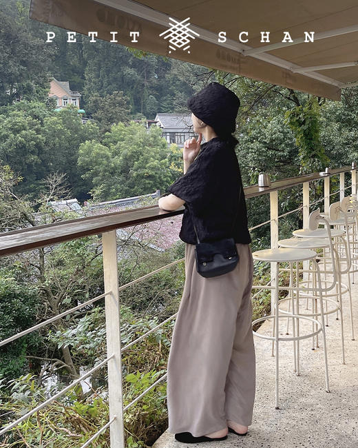 PETIT SCHAN小闪 CLO#046 Return to Zero 归零 重磅砂洗真丝桑蚕丝上衣/裤子 商品图4