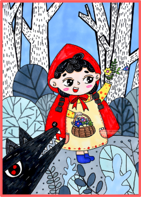 6-8岁思维创想课《森林里的小红帽》绘本【自动发货：下单后，点击手机短信中收到的链接，即可获取文件下载的链接；如有任何问题，可添加客服微信hm33268获得帮助】
