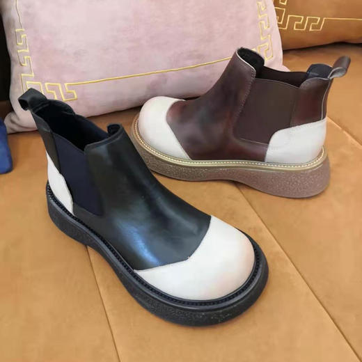 富贵吉祥超轻厚底短靴F216372 商品图1