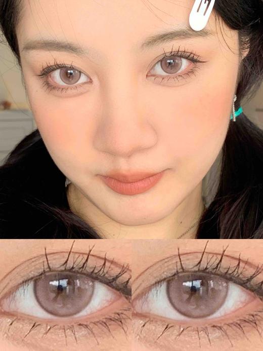 醋醋汁儿同款 莫娜可 蜜桃棕「509」一副两只可以不同度数年抛 商品图8
