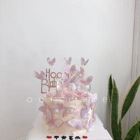 仙女蝴蝶蛋糕-低糖处理无添加