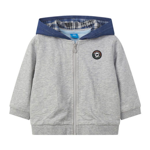 丽婴房-童衣类（秋）E1外套\披风中灰 商品图0