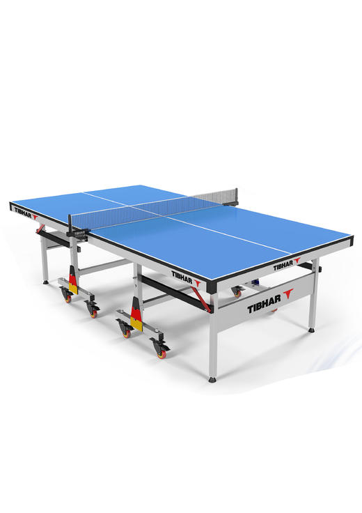 挺拔Tibhar 慕尼黑 整体轮式乒乓球台球桌 国际乒联认证比赛用台 商品图1