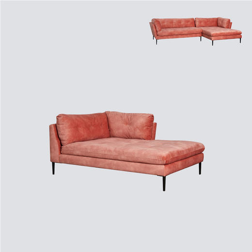 NS家居nsfurniture软包布艺转角组合沙发NSSF-5224-C1-49R/70 KD 商品图0