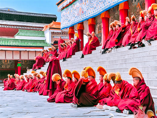 五一7日【甘南九寨】梦中的香巴拉の兰州-拉卜楞寺-扎尕那-郎木寺-九寨沟-黄龙-西安【陆地头等舱豪华大巴】 商品图8