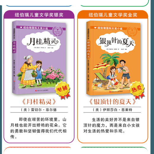 纽伯瑞国际儿童文学大奖小说系列全套8册金奖中小学生三四五六年级课外书必读经典书目儿童文学初一初二中学生课外阅读书籍3-4-5 商品图3