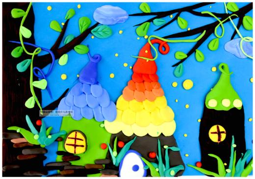 6-8岁轻粘土手工画《稀奇古怪的小房子》【自动发货：下单后，点击手机短信中收到的链接，即可获取文件下载的链接；如有任何问题，可添加客服微信hm33268获得帮助】
 商品图0