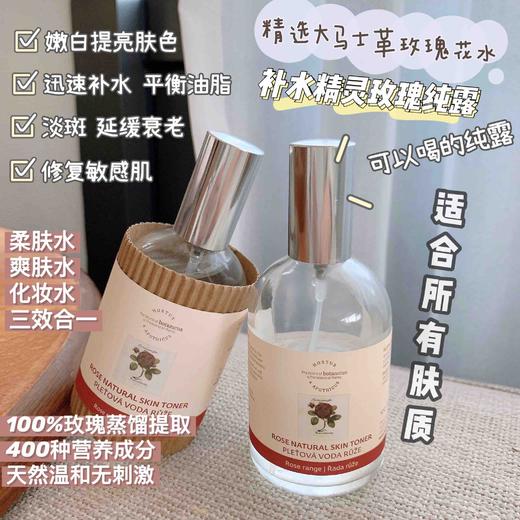 【强效补水  嫩白提亮  淡ban延衰老】玫瑰纯露喷雾 100ml 捷克菠丹妮 商品图1
