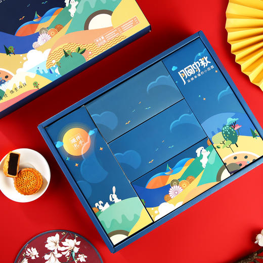 【中秋团圆礼】经典广式月饼·月圆中秋缤纷礼10饼6味/800g月饼礼盒 商品图2