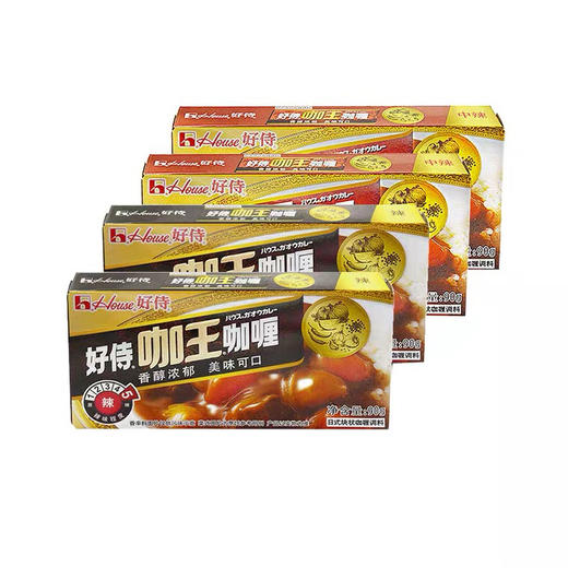 好侍百梦多咖王中辣咖喱块90g 商品图0