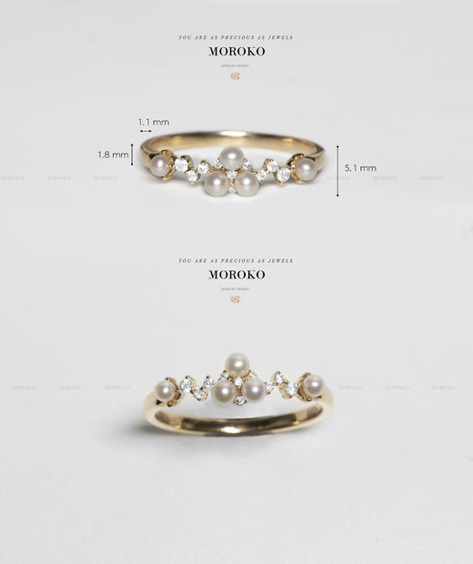 星梦 | mini珍珠·戒指 商品图1