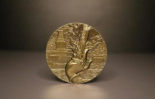 【特价】五台山文殊菩萨大铜章，满3枚包邮！ 商品图2