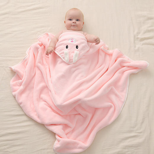 【母婴】包被抱毯子春夏季新生儿初生空调被包巾襁褓浴巾 商品图3