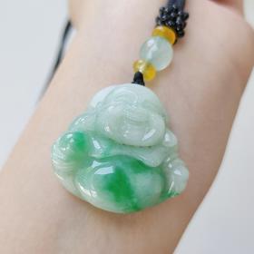 翡翠佛项链