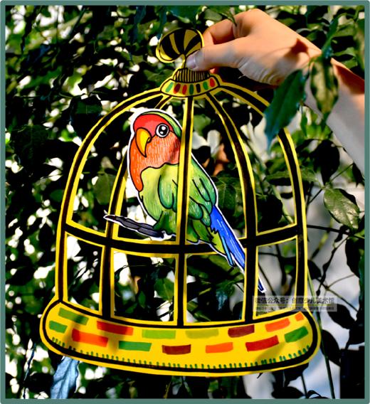 6-8岁综合创意画《渴望自由的小鸟》【自动发货：下单后，点击手机短信中收到的链接，即可获取文件下载的链接；如有任何问题，可添加客服微信hm33268获得帮助】
 商品图0