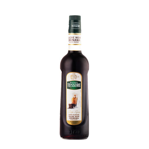 【Teisseire糖浆】帝斯乐 冲绳黑糖风味700ML/瓶  液体糖浆咖啡伴侣 奶茶 调酒 商品图4