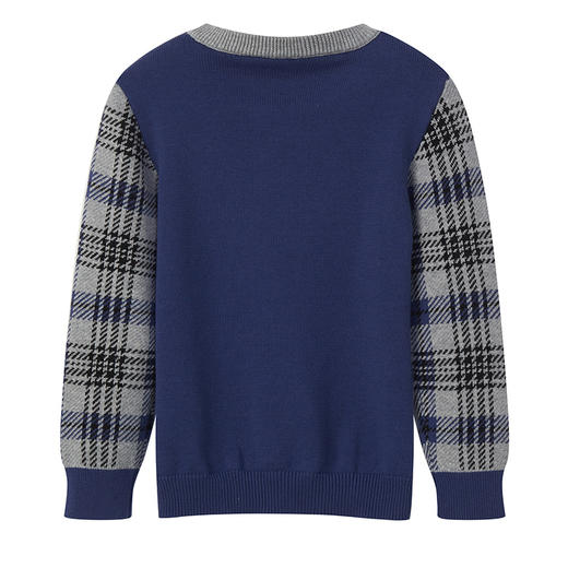 丽婴房-童衣类（秋）E1毛衣款中灰 商品图1