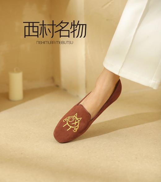 西村名物2021秋季新款时尚休闲单鞋X21CE34741 商品图3