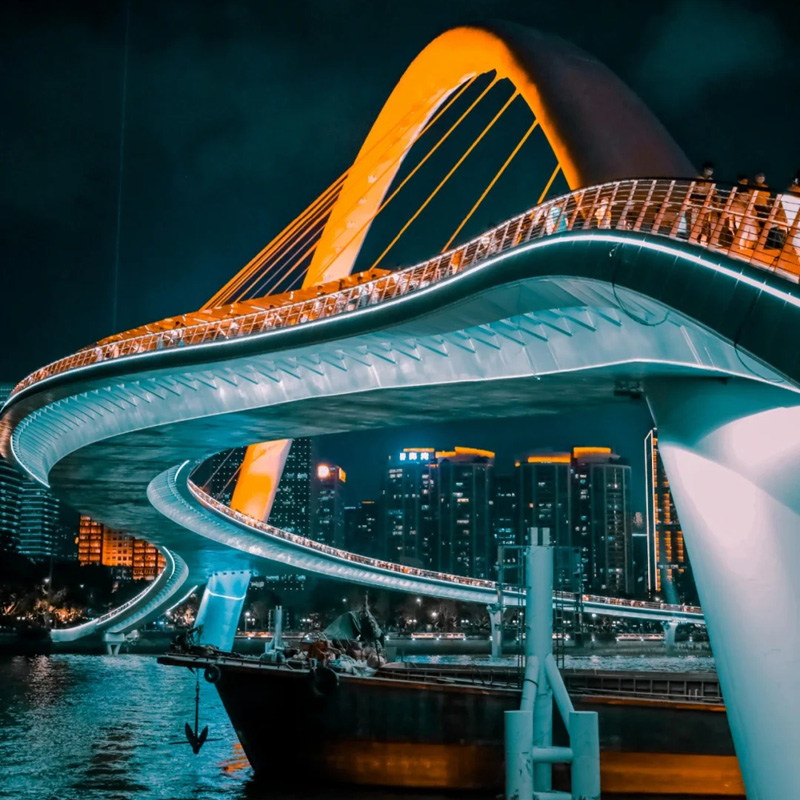 夜游珠江网红桥，看广州小蛮腰，赏珠江夜景，边走边聊（广州单身活动）