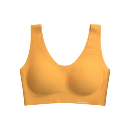 无尺码不焦虑 SANGLUO桑蚕丝无尺码文胸背心式 无钢圈凉感内衣可拆卸胸罩【本商品不支持使用优惠券】 商品图0