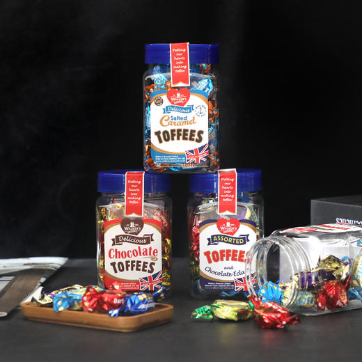 英国沃尔克斯系列太妃糖130g 什锦味/黑巧克力味/海盐焦糖味 婚礼喜糖推荐 060009/060040/060046 商品图0