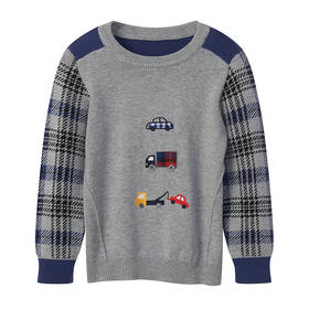 丽婴房-童衣类（秋）E1毛衣款中灰