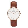 7350068240393 丹尼尔惠灵顿DANIEL WELLINGTON DW 36mm经典商务英伦绅士风牛皮表带石英表男女 DW00100035 商品缩略图0